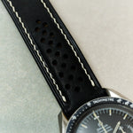 Omega Deployant - Pueblo Watch Strap - Rally Black - RTW - The Strap Tailor