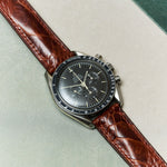 Omega Deployant - Ostrich Shin Watch Strap - Cognac - RTW - The Strap Tailor