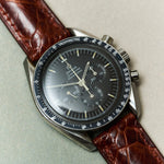 Omega Deployant - Ostrich Shin Watch Strap - Cognac - RTW - The Strap Tailor