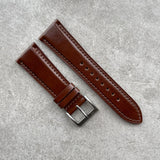 24mm Cordovan Strap - Brown - 120/70mm