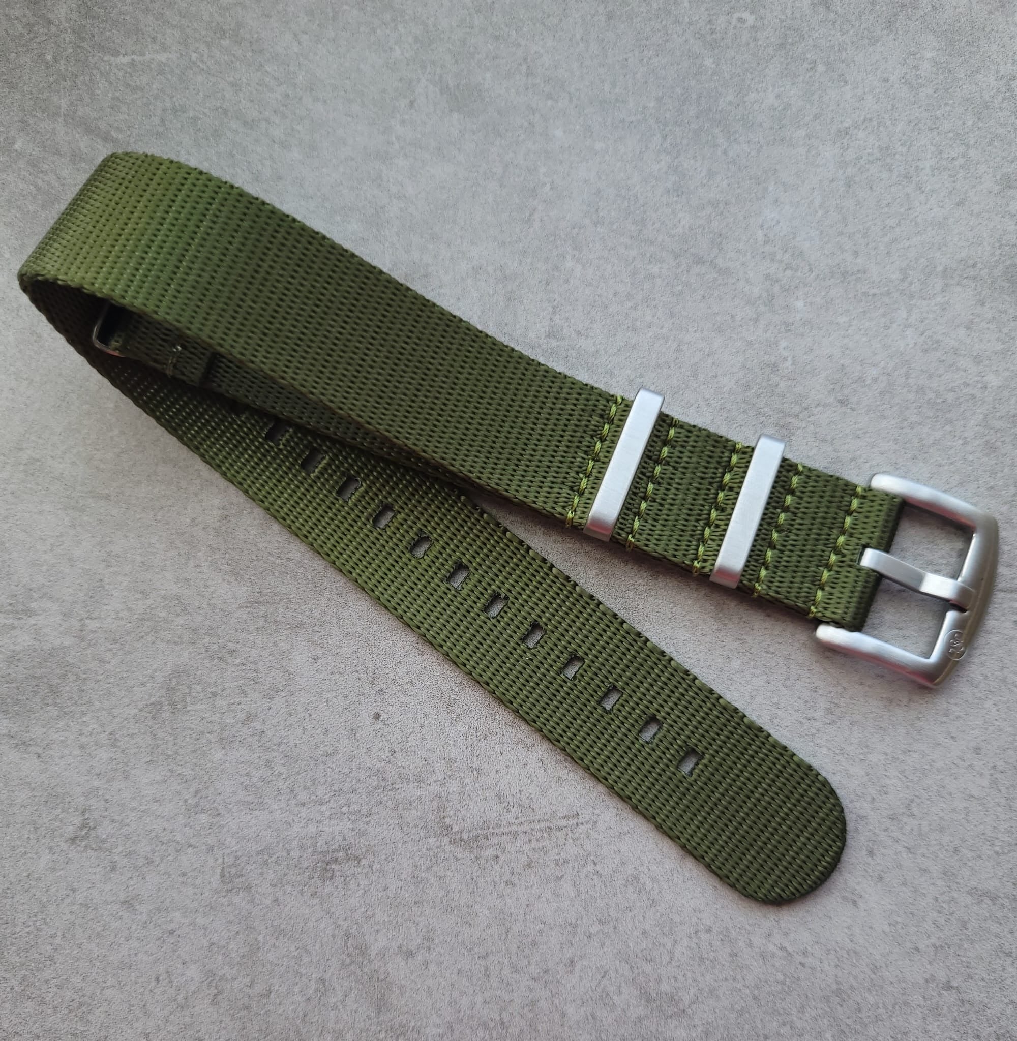 Premium Fabric - Army Green | The Strap Tailor