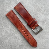 21mm Cordovan Strap - Cognac - 115/75mm