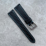 20mm Carbon Weave Strap - Black - 120/70mm