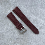 22mm Suede Strap - Dark Brown - 120/70mm