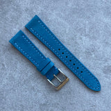 20mm Nubuck Strap - Blue - 120/70mm