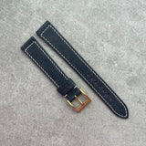 18mm Pueblo Watch Strap - Dark Blue - 135/80mm