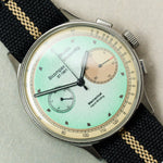 Pleated Fabric Military Watch Strap - Black & Khaki - The Strap Tailor