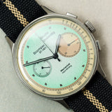 Pleated Fabric Military Watch Strap - Black & Khaki - The Strap Tailor