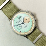 Pleated Fabric Military Watch Strap - Olive Green - The Strap Tailor