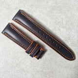 black-orange-calfskin-watch-strap