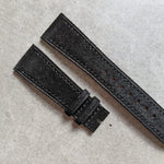Premium Suede Strap - Black - The Strap Tailor