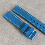Epsom Calfskin Watch Strap - Baby Blue - The Strap Tailor