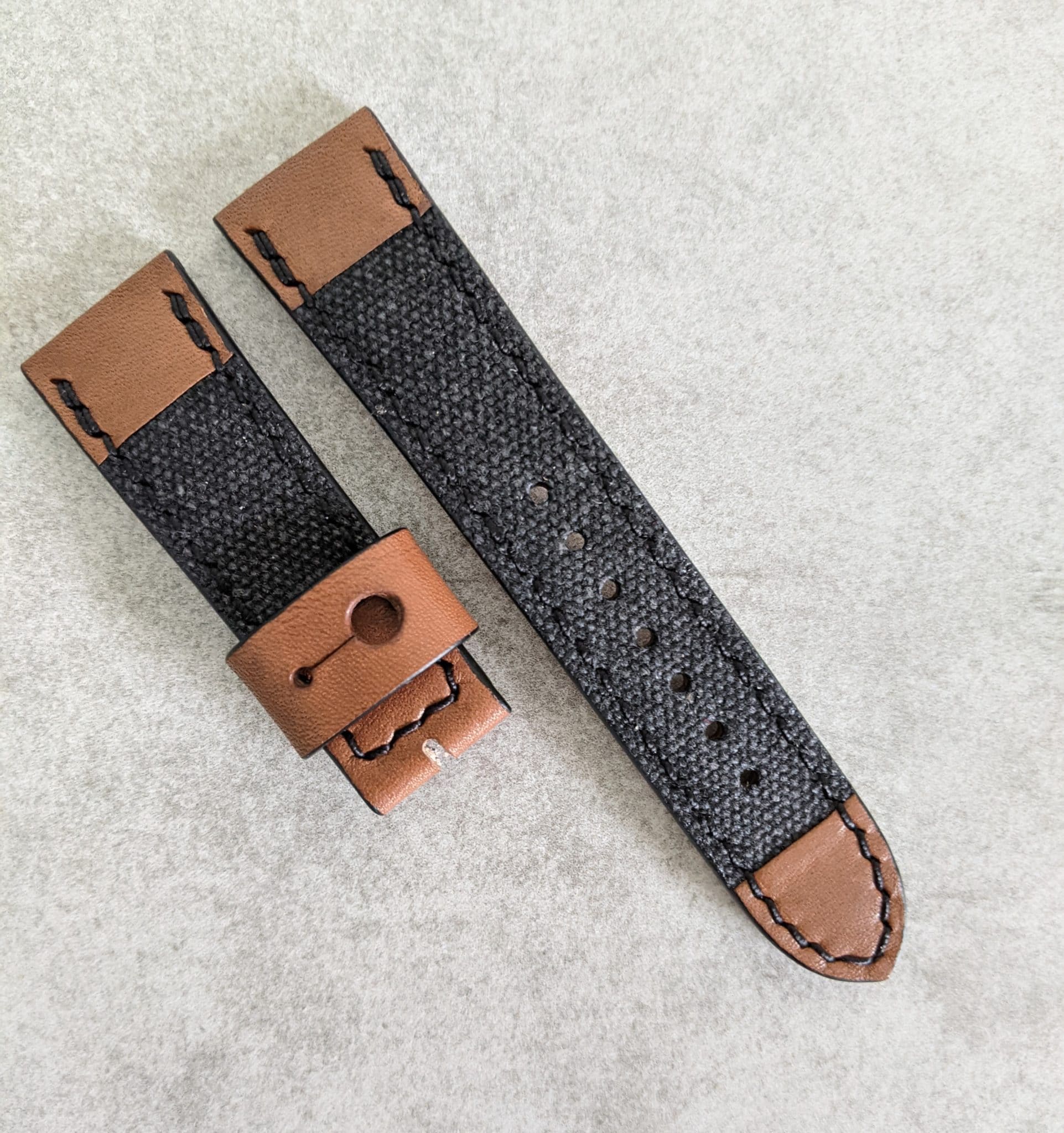 canvas-leather-watch-strap