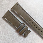 Pueblo Calfskin Watch Strap - Grey - The Strap Tailor