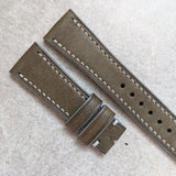 Pueblo Calfskin Watch Strap - Grey - The Strap Tailor