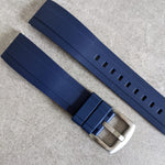 FKM Rubber Strap - Navy Blue - The Strap Tailor