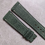 Babele Calfskin Watch Strap - Moss Green - The Strap Tailor