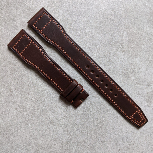 Chromexcel IWC Watch Strap Chocolate W/Hazelnut Stitch The