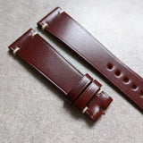 Cordovan Vintage Strap Minimal Stitch - Brown