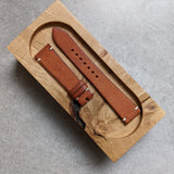 Pueblo Vintage Strap Minimal Stitch - Cognac