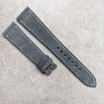 Premium Stitched Suede Strap - Grey - The Strap Tailor