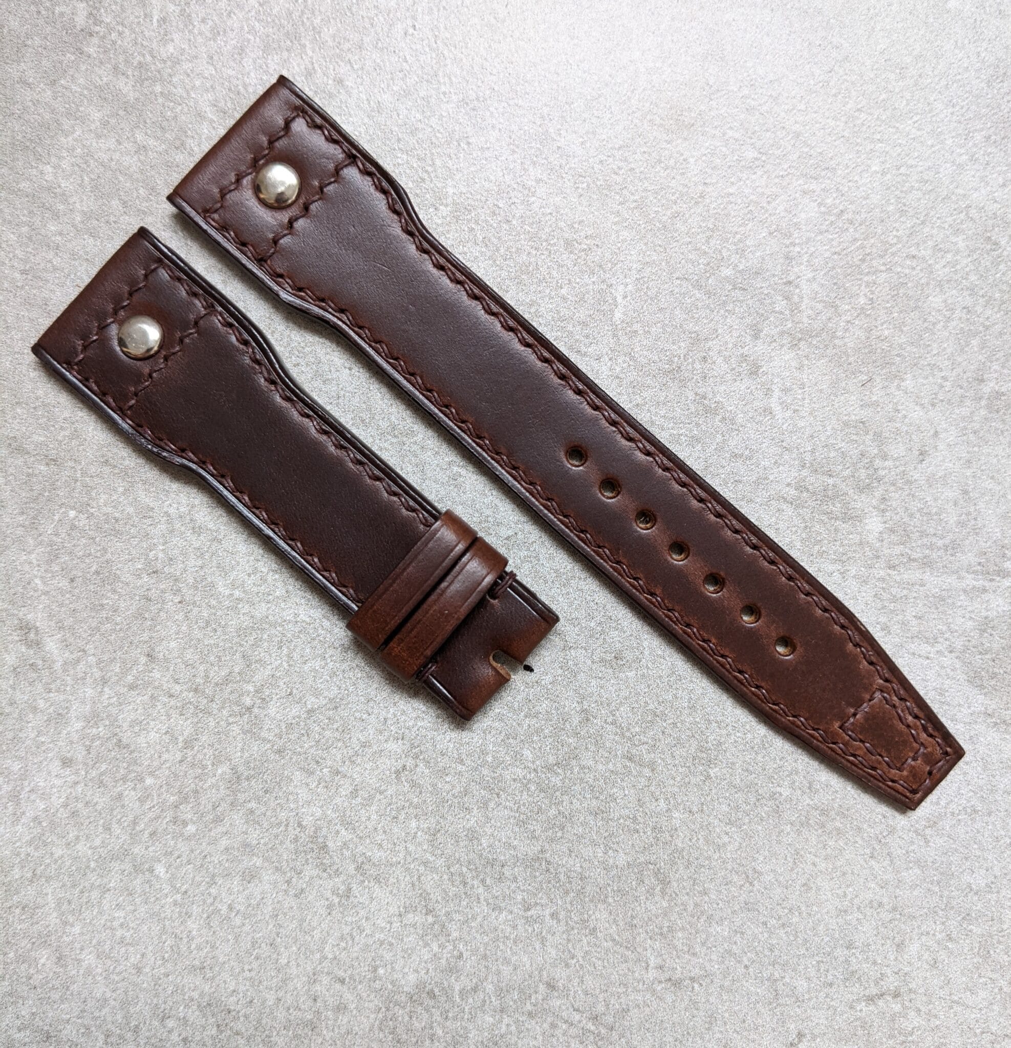 iwc-watch-strap-chocolate-brown