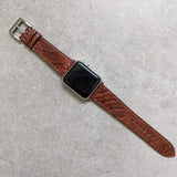 Apple Watch Strap - Ostrich Shin Cognac