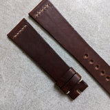 Chromexcel Vintage Strap Stitch - Brown W/Cream stitch