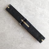 Premium Ribbed Two Piece Ballistic Nylon Strap - Black & Khaki