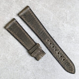 Badalassi Wax Strap - Grey Flat W/Matching stitching