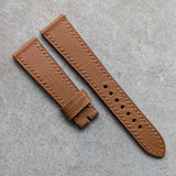 Saffiano Calfskin Watch Strap - Tan Brown