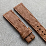 Saffiano Calfskin Watch Strap - Tan Brown