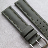 Sailcloth Watch Strap - Army Green