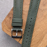 Sailcloth Watch Strap - Army Green