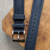 Sailcloth Watch Strap - Navy Blue