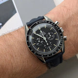 Sailcloth Watch Strap - Navy Blue