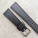 Saffiano Chevre Strap - Black - RTW