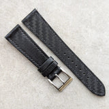 Saffiano Carbon Weave Strap - Black - RTW