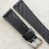 Saffiano Carbon Weave Strap - Black - RTW