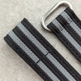 Premium Ribbed Two Piece Ballistic Nylon Strap - Bond