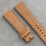 Saffiano Calfskin Watch Strap - Natural