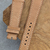 Saffiano Calfskin Watch Strap - Natural