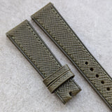 Saffiano Calfskin Watch Strap - Forest Green