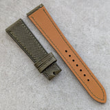 Saffiano Calfskin Watch Strap - Forest Green