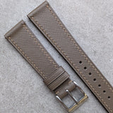 Slimline Saffiano Chevre Strap - Taupe - RTW