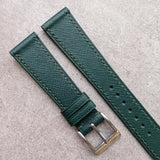 Slimline Saffiano Chevre Strap - Green - RTW