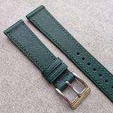 Slimline Saffiano Chevre Strap - Green - RTW