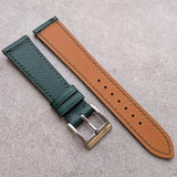 Slimline Saffiano Chevre Strap - Green - RTW