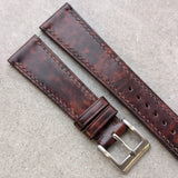 Italia Calf Watch Strap - Red Brown - RTW