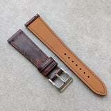 Italia Calf Watch Strap - Red Brown - RTW